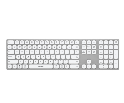 Klawiatura SILVER MONKEY Alu Keys Premium Backlight White SMA255